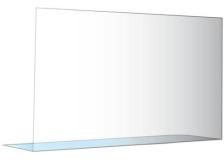 Pannello protettivo formato 100x88 cm Fargrafica trasparente - R06262