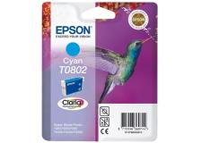 Cartuccia Epson T0802/blister RS+AM+RF (C13T08024021) ciano - U00365