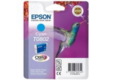 Cartuccia Epson T0802/blister RS+AM+RF (C13T08024021) ciano - U00365