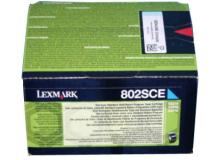 Toner Lexmark 802SCE (80C2SCE) ciano - U00414