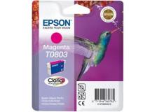 Cartuccia Epson T0803/blister RS+AM+RF (C13T08034021) magenta - U00517