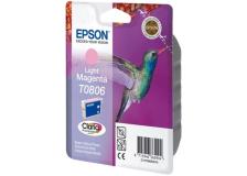 Cartuccia Epson T0806/blister RS+AM+RF (C13T08064021) magenta chiaro - U00630