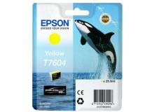 Cartuccia Epson T7604 (C13T76044010) giallo - U00677