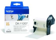 Etichette Brother DK11207 nero-bianco - U00831