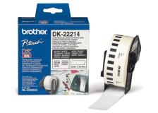 Nastro Brother DK22214 nero-bianco - U00843