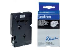 Nastro Brother TC291 nero-bianco - U00868