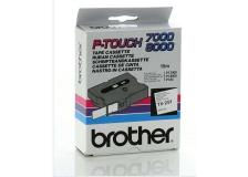 Nastro Brother TX251 nero-bianco - U00873