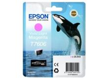 Cartuccia Epson T7606 (C13T76064010) magenta chiaro vivido - U00992