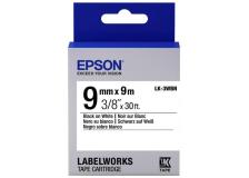 Nastro Epson LK-3WBN (C53S653003) bianco-nero - U01003