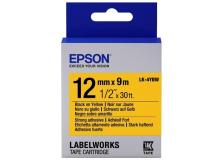 Nastro Epson LK-4YBW (C53S654014) nero-giallo - U01013