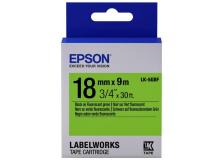 Nastro Epson LK-5GBF (C53S655005) verde-nero - U01024