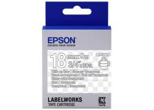 Nastro Epson LK-5TWN (C53S655009) trasparente-bianco - U01028