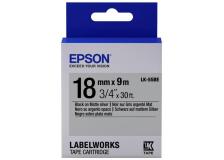 Nastro Epson LK-5SBE (C53S655013) argento-nero - U01029