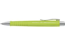 Penna a sfera Polyball Faber Castell - punta XB - tratto 1,2 mm - lime - 241164