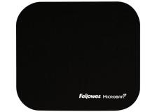 Fellowes Mouse Pad con Microban, Nero - 5933907 - Y06685