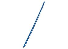 Scatola 100 dorsi spirale 8mm blu 21 anelli - Z00292