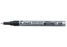 Marcatore super color silver fine a vernice pilot - Z00568