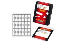 Etichetta adesiva bianca 46x8mm (10fogli x 36etichette a fascetta) markin - Z00692