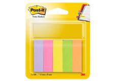 Segnapagina post-it 670-5 (500fg) 5colori index 15x50mm in carta - Z00783