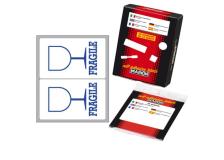 Etichetta adesiva bianca 10fg x 2 etichette 115x70mm fragile markin - Z00808