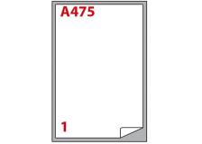 Etichetta adesiva a/475 bianca 100fg A4 199,6x289,1mm (1et/fg) markin - Z00819