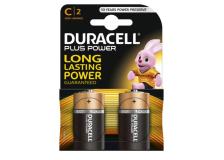 Blister 2 pile duracell plus (mn1400) c - mezza torcia - Z01064