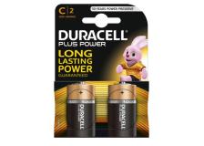 Blister 2 pile duracell plus (mn1400) c - mezza torcia - Z01064