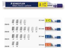 12 astucci da 12 mine 0.5mm 250 05-2h mars®micro staedtler - Z01247