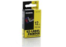 Nastro casio 12mm x 8mt nero su giallo - Z01262