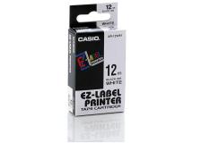 Nastro casio 12mm x 8mt nero su bianco - Z01263