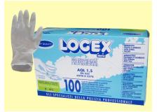 Scatola 100 guanti logex m.piccola in lattice monouso - Z01609