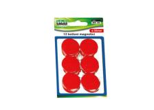 Blister 12 magneti mr-30 rosso diam.30mm - Z01811