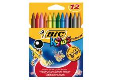 Astuccio 12 pastelli kids plastidecor bic - Z01990