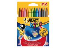 Astuccio 12 pastelli kids plastidecor bic - Z01990