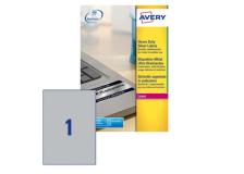 Poliestere adesivo l6013 argento 20fg A4 210x297mm (1et/fg) laser avery - Z02097