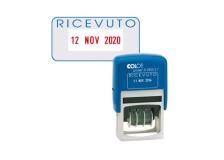 Timbro datario + ricevuto s260/l1 autoinc.colop blister - Z02238