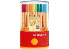 Astuccio 20 pennarelli stabilo point 88 color parade - Z02386