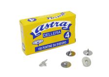 Scatola 100 puntine astra n.4 acciaio lucido - Z02472