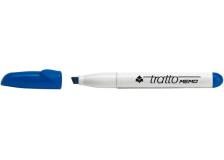 Pennarello a secco tratto memo puntascalpello blu per lavagna - Z02505