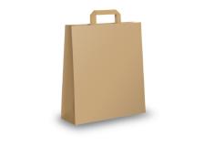 Blister 25 shoppers 36x12x41cm avana neutro piattina - Z02810