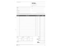 Blocco fattura generica 50/50 fogli autoric. 29,7x21 e5296a - Z02909