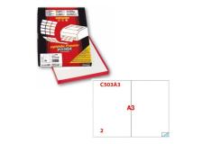 Poliestere adesivo c/503 trasparente opaco 50fg A4 210x297mm (1et/fg) laser - Z03005