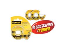 Promo pack 10+2 nastro biadesivo 665 6,3mtx12mm in chiocciola - Z03350