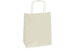 25 shoppers carta kraft 45x15x50cm twisted avorio - Z03403