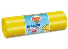 10 sacchi immondizia 70x110cm 120lt hd 16µ giallo logex - Z03525