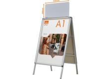 Pannello testata per cavalletto a-frame A1 nobo - Z03539