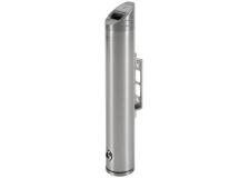 Portacenere inox da muro h 48cm - Z03853