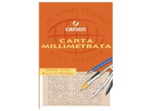 Blocco carta opaca millimetrata 297x420mm 10fg 80gr canson - Z04140