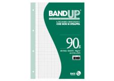 Ricambi forati rinforzati bandup A4 90gr 40fg 5mm c/margine bm - Z04226