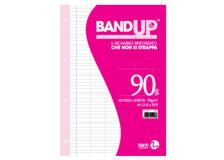 Ricambi forati rinforzati bandup A4 90gr 40fg rigo di 3a bm - Z04229